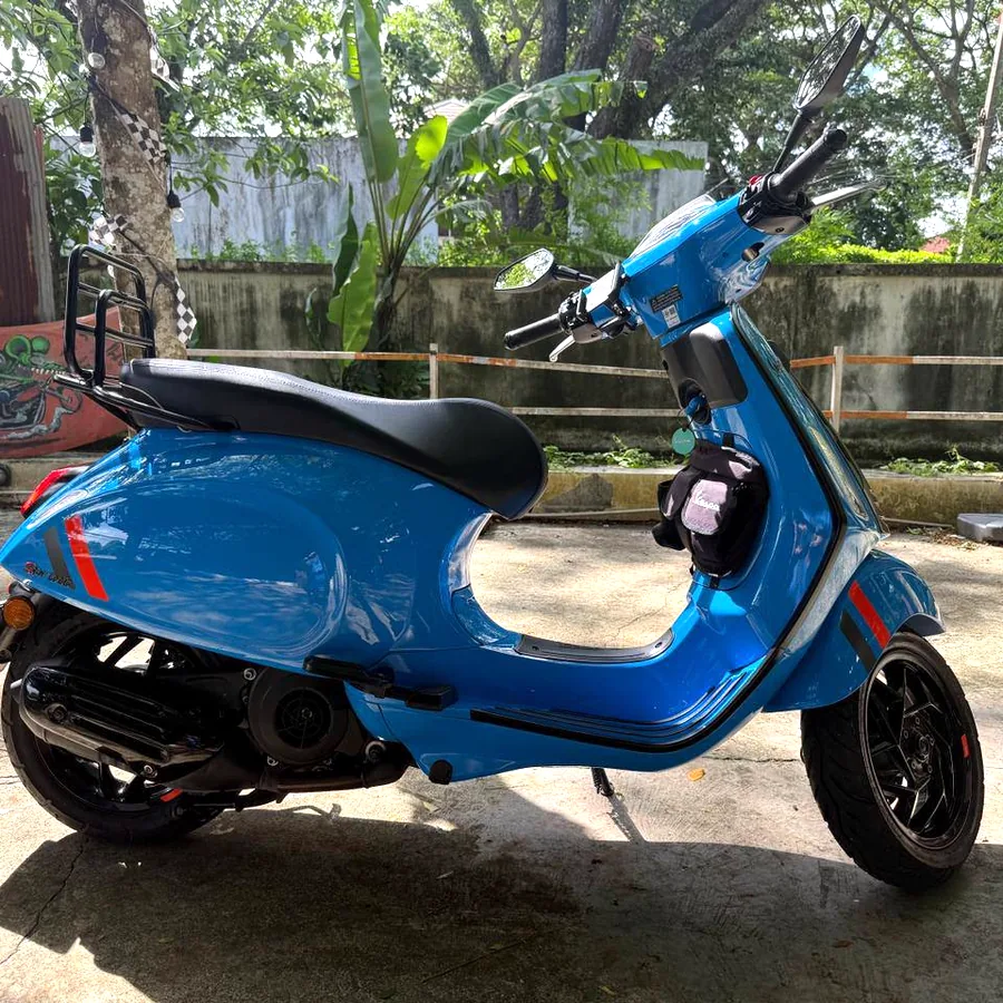 Vespa Sprint ABS 2024, голубой, пробег 4000 км