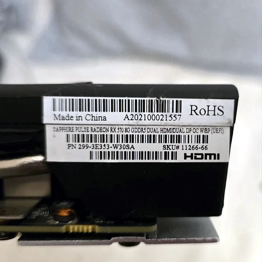 Видеокарта Sapphire Pulse Radeon RX 570 8GB