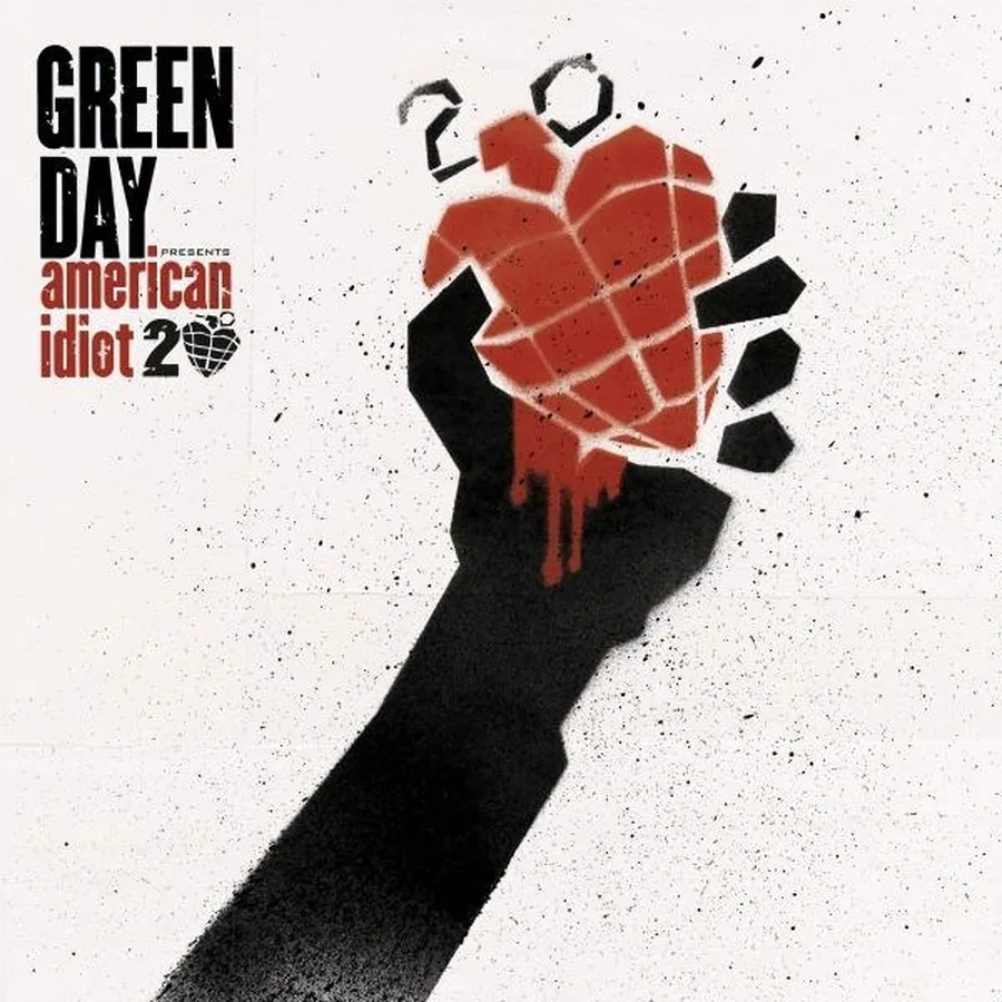 Green Day - American Idiot, 2LP, красный с чёрным