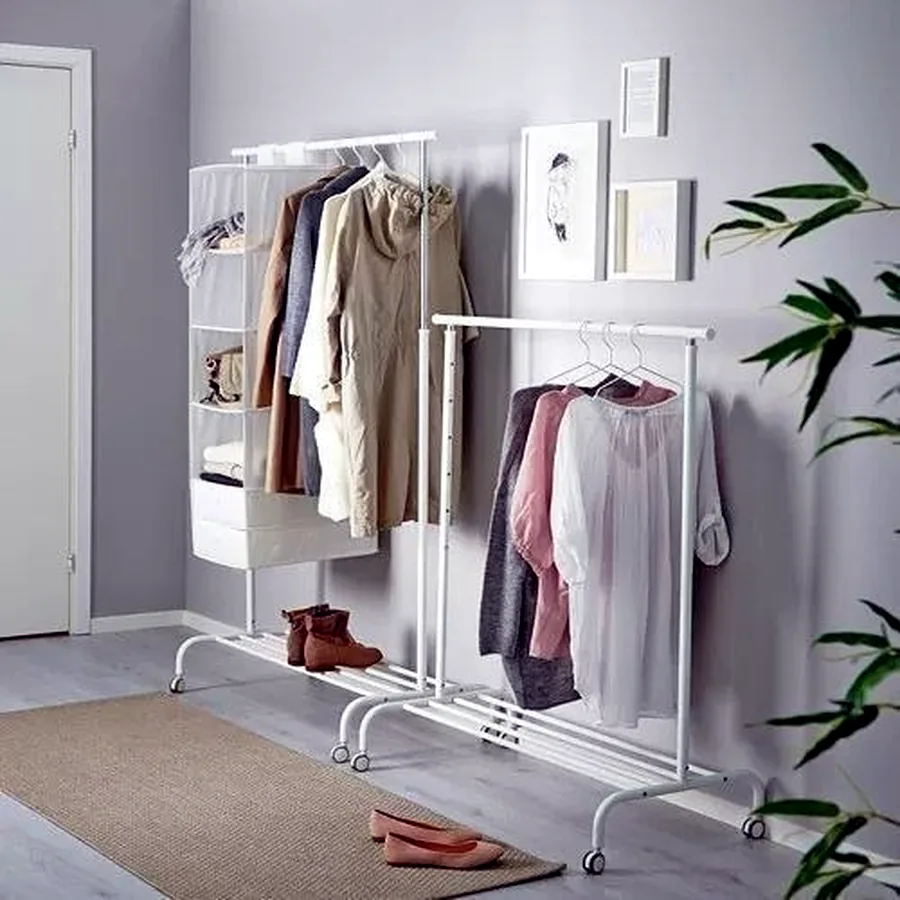 Стойка для одежды Rigga Ikea, белая