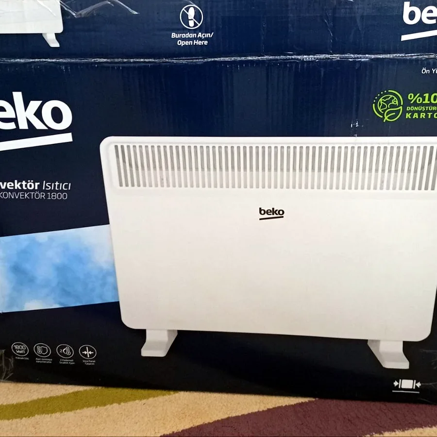 Электрический конвектор Beko, почти новый