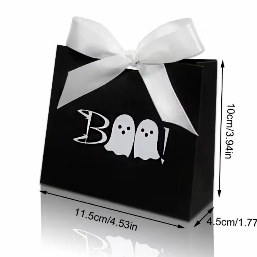 Подарочные коробочки BOO на Хэллоуин, 10 шт