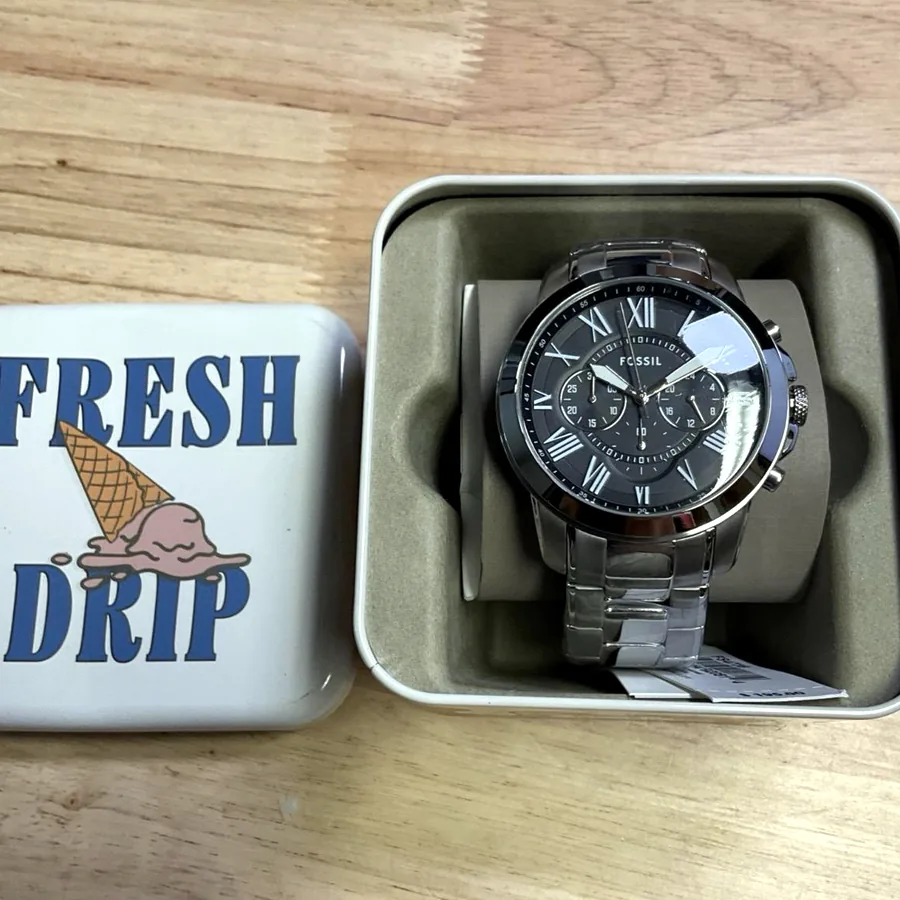 Часы Fossil Grant 44 mm Chronograph