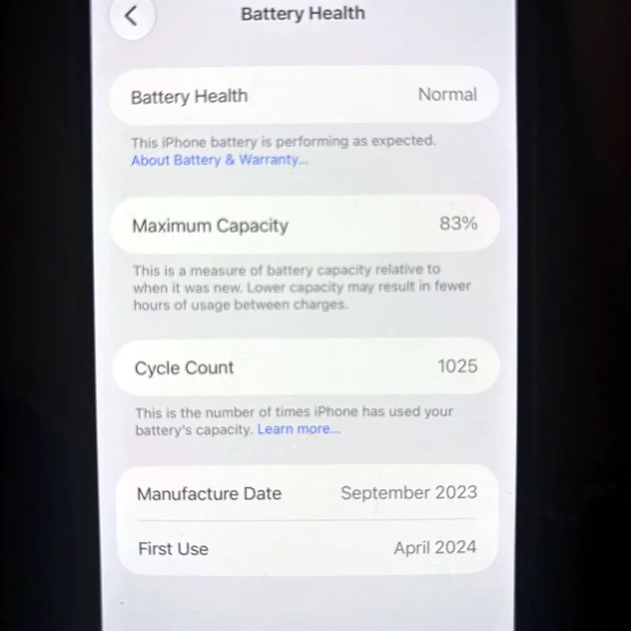 iPhone 15, 128 GB, проблема с сим-картой