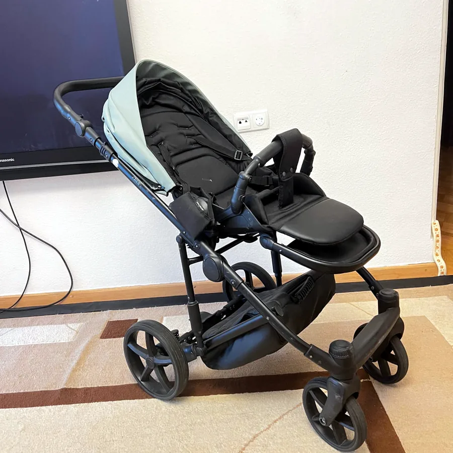 Коляска Adamex Zico Deluxe 3 в 1, экокожа