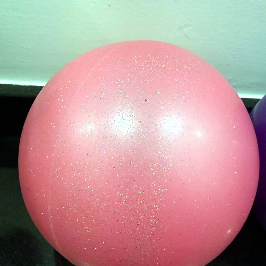 Гимнастический мяч Gymo 18, розовый glitter
