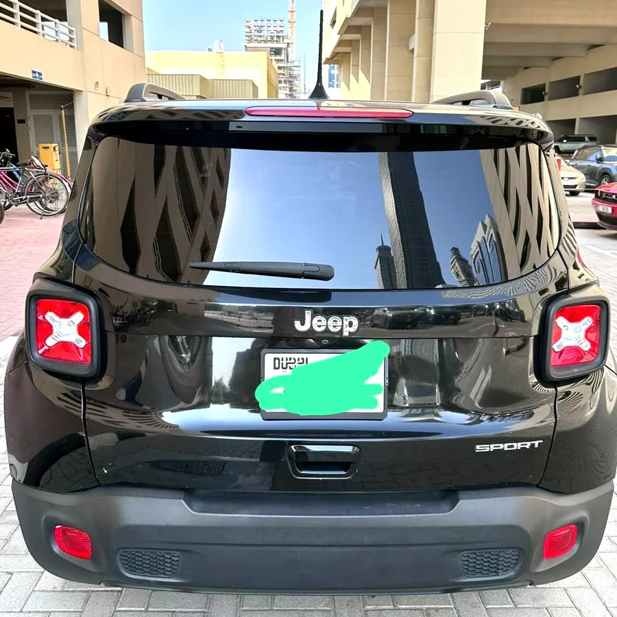 Jeep Renegade 2020, чёрный, Дубай