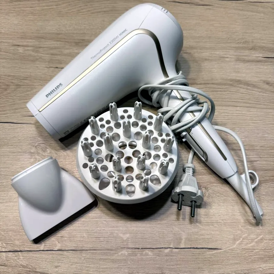 Фен Philips ThermoProtect 2200W Ionic с диффузором