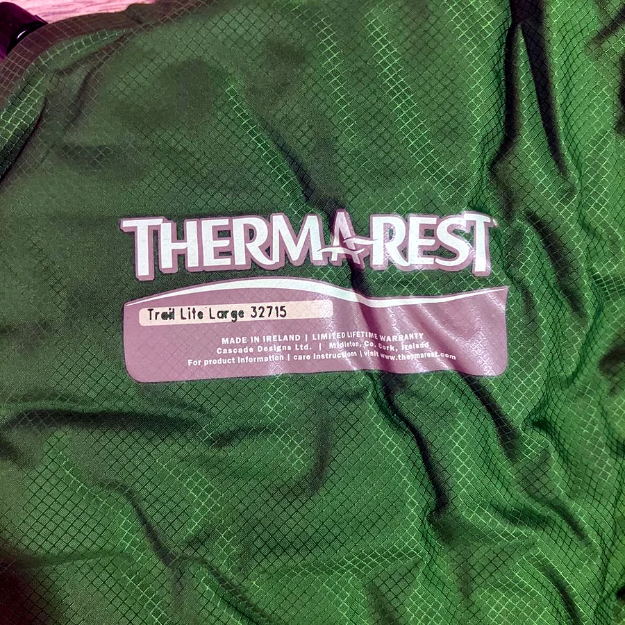 Коврик самонадувной Therm-a-Rest Trail Lite Large