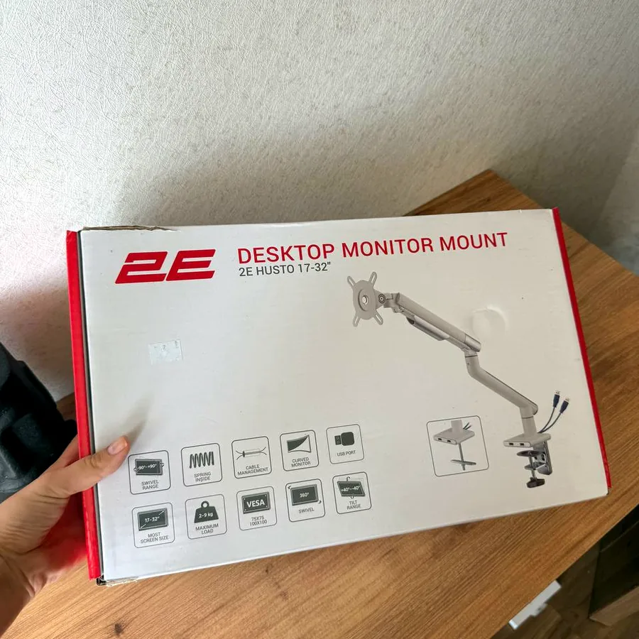 Монитор Dell 34 Curved USB-C с кронштейном и подставкой