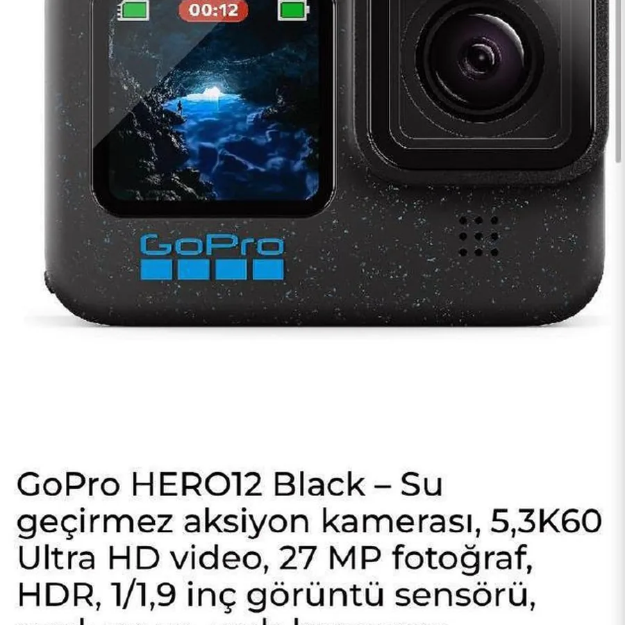 GoPro Hero 12 Black, водонепроницаемая, новая