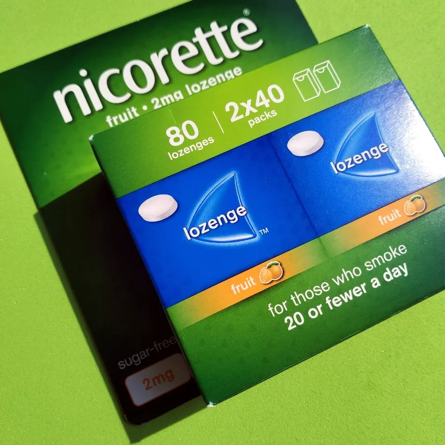 Никотиновые леденцы Nicorette, 80 шт, 2 мг