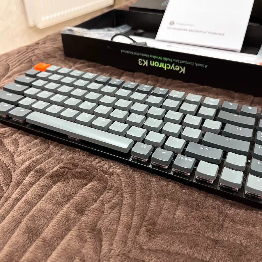Клавиатура Keychron K3 V2, голубые свитчи