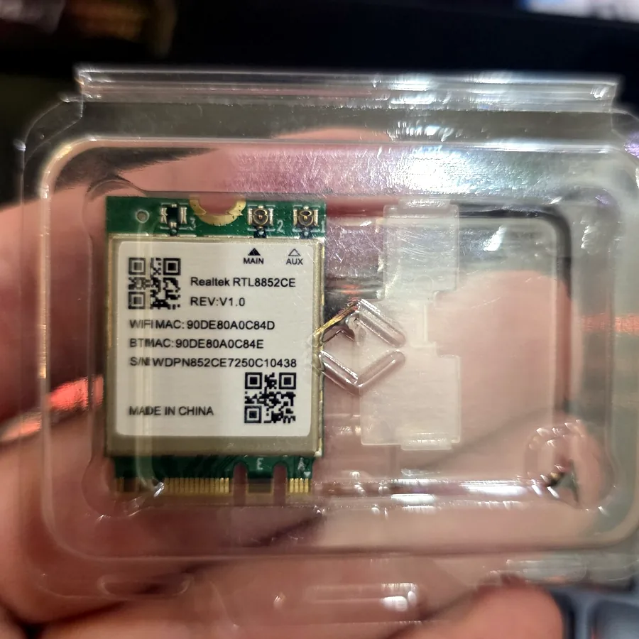 Сетевая карта Realtek 8852CE, WiFi 6, новая