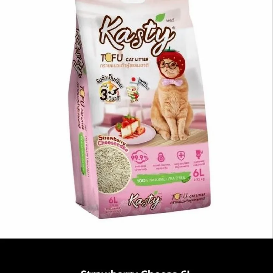 Наполнитель для кошачьего туалета Kasty, 6 литров