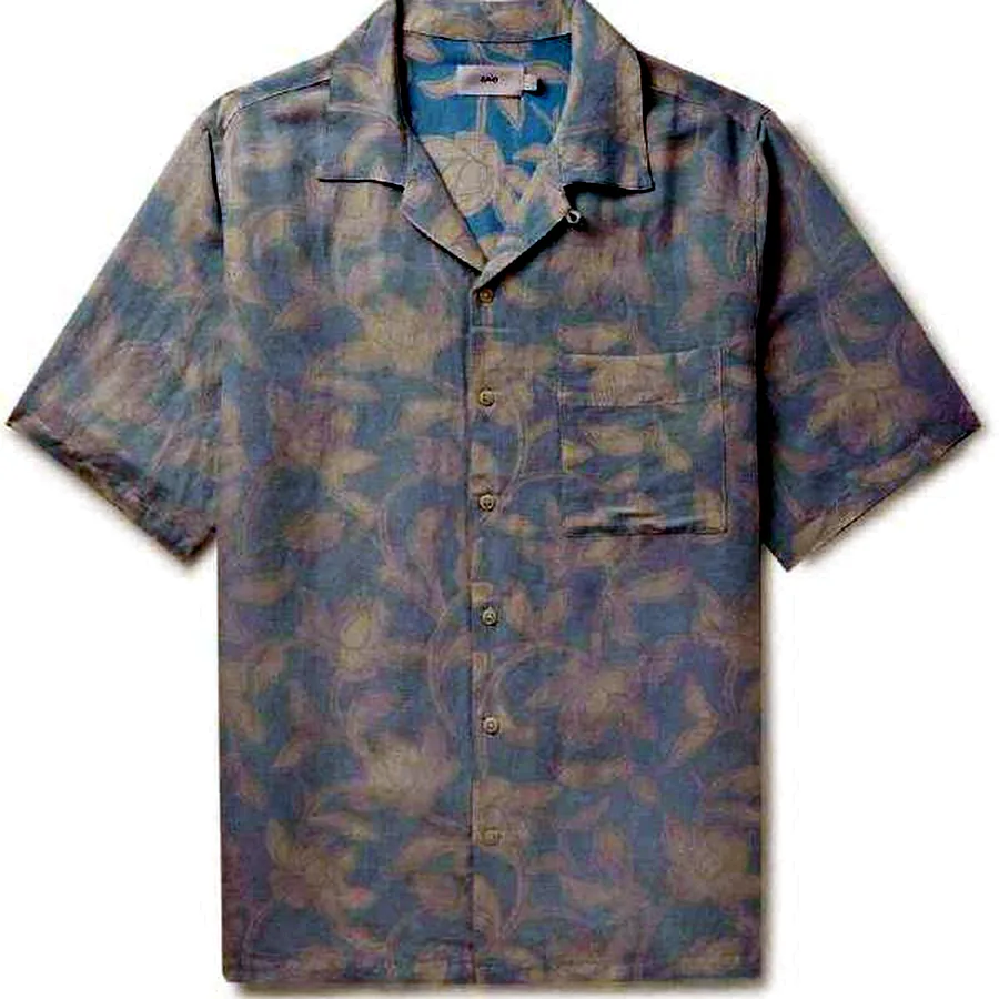Рубашка Onia, лён-хлопок, L/XL