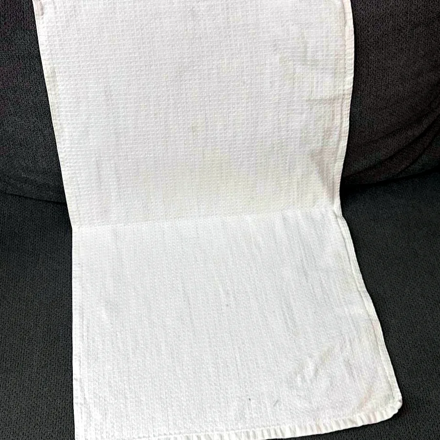 Вафельное полотенце белое, 60×40 см