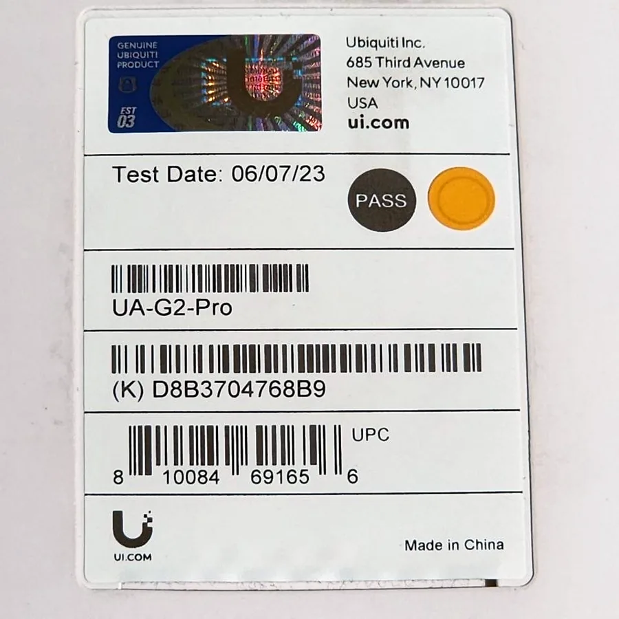 Ubiquiti UniFi Access G2 Pro, умный домофон