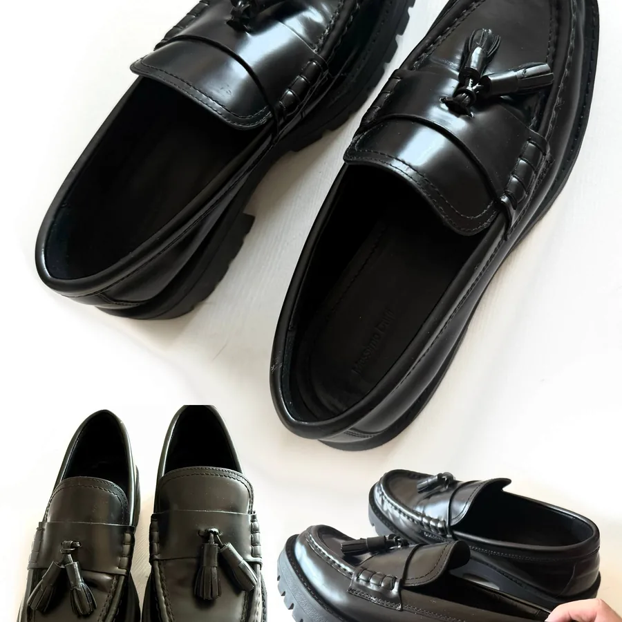 Лоферы Massimo Dutti, размер 40-41, кожа