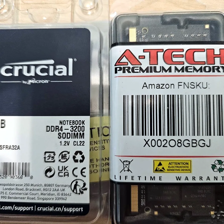 Оперативная память DDR4 8GB 3200 SO-DIMM