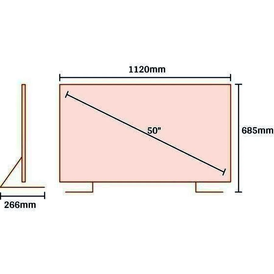 Телевизор 50 дюймов 4K Ultra HD Smart LED