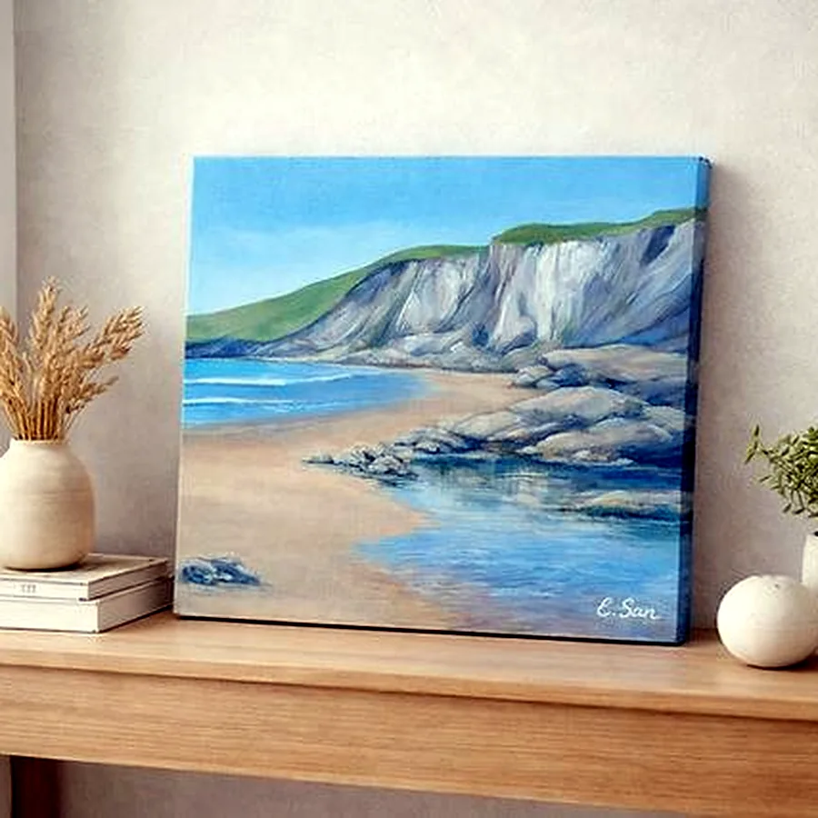 Картина интерьерная «Побережье», 40×40 см