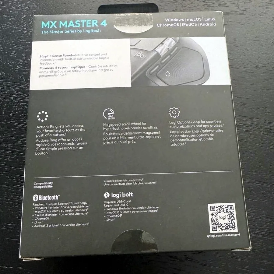 Logitech MX Master 4, беспроводная мышь