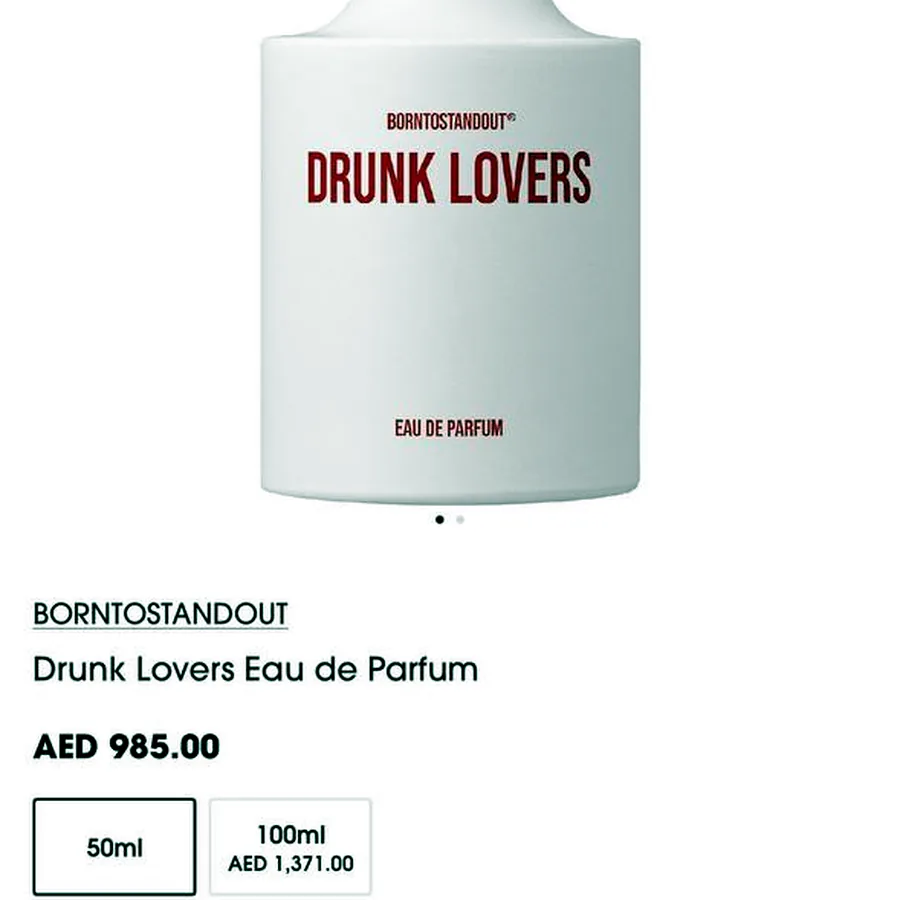 BORNTOSTANDOUT Drunk Lovers, 50 мл