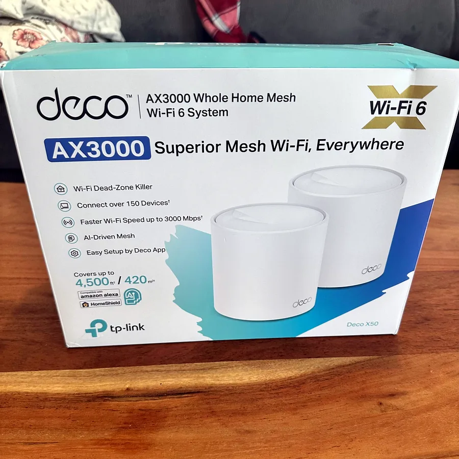 TP-Link Deco X50 AX3000 Mesh Wi-Fi 6, комплект 2 шт.