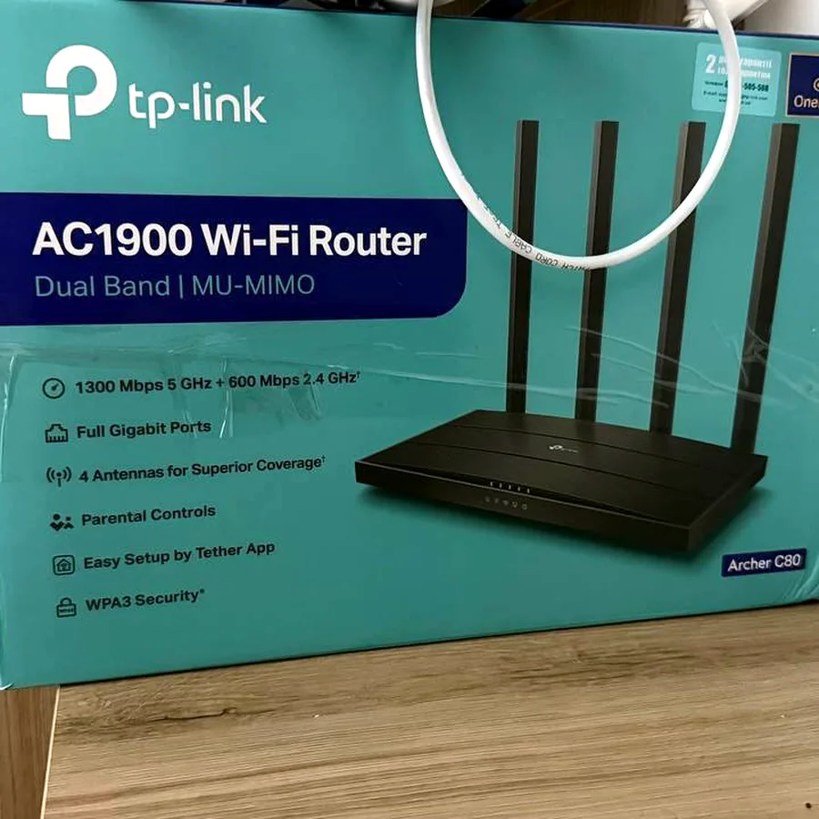 TP-Link Archer C80 AC1900, Wi-Fi 5