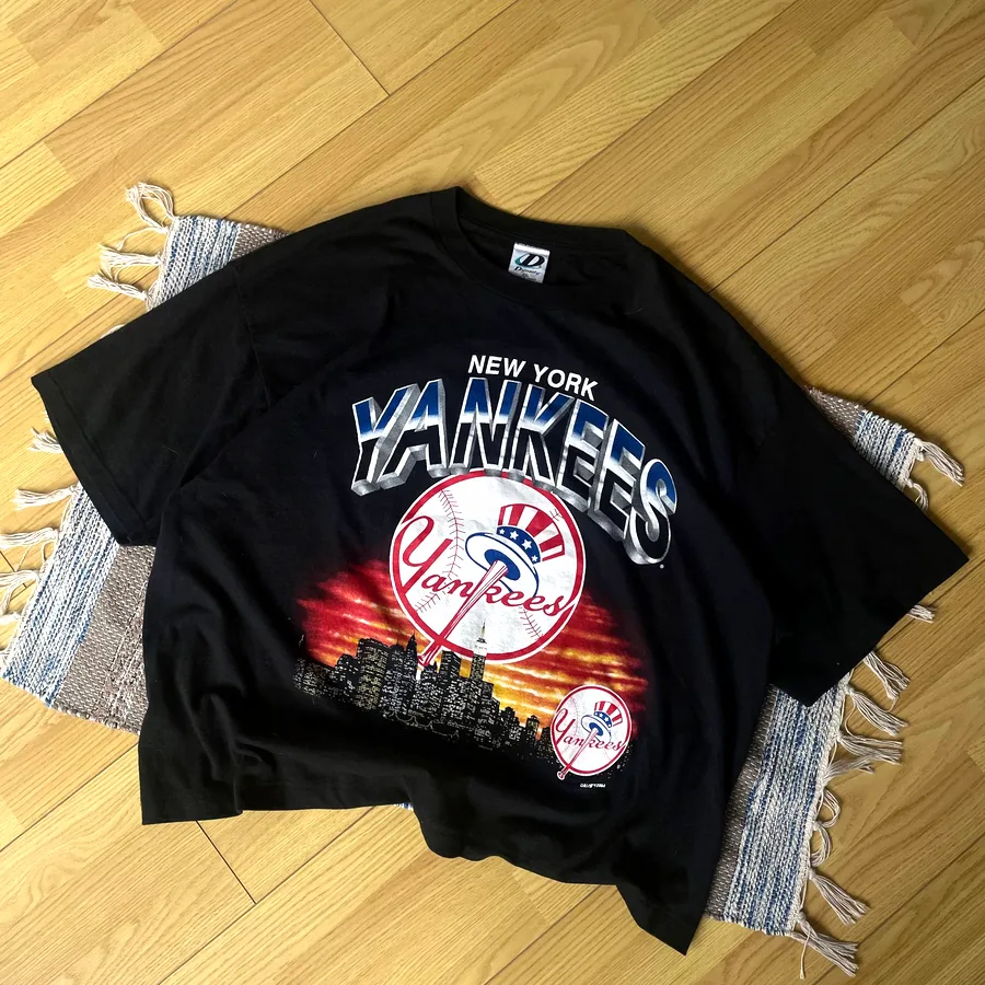 Винтажная футболка New York Yankees 2004, размер 2XL