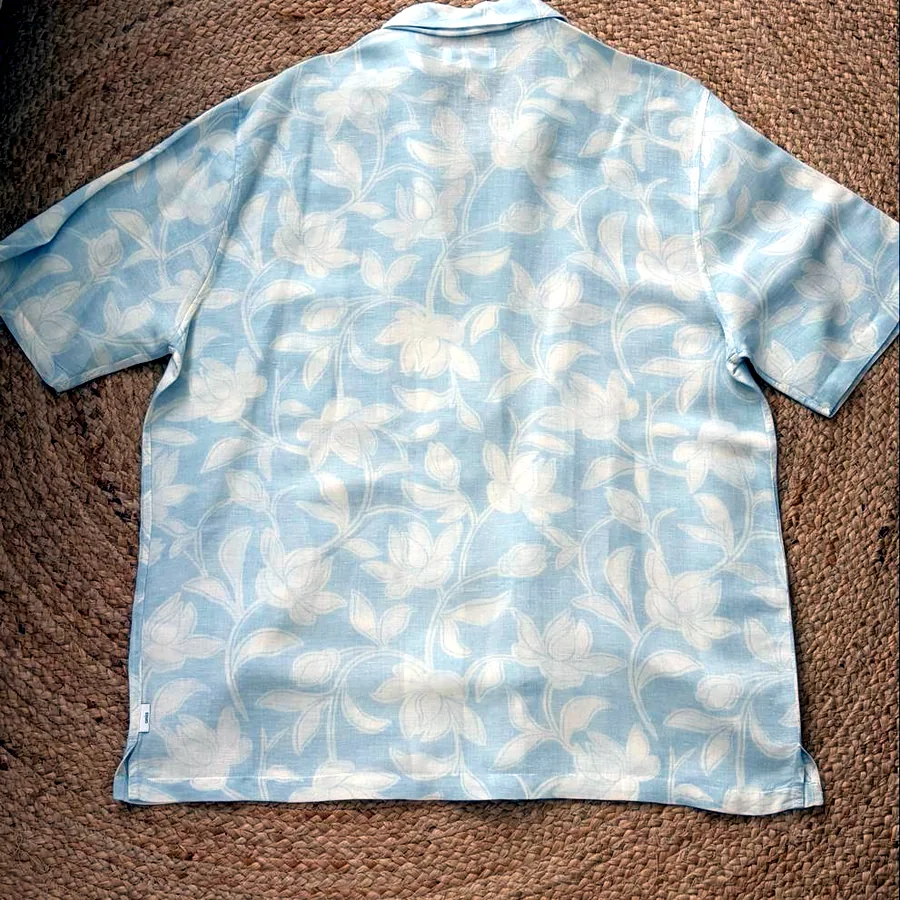 Рубашка Onia, лён-хлопок, L/XL
