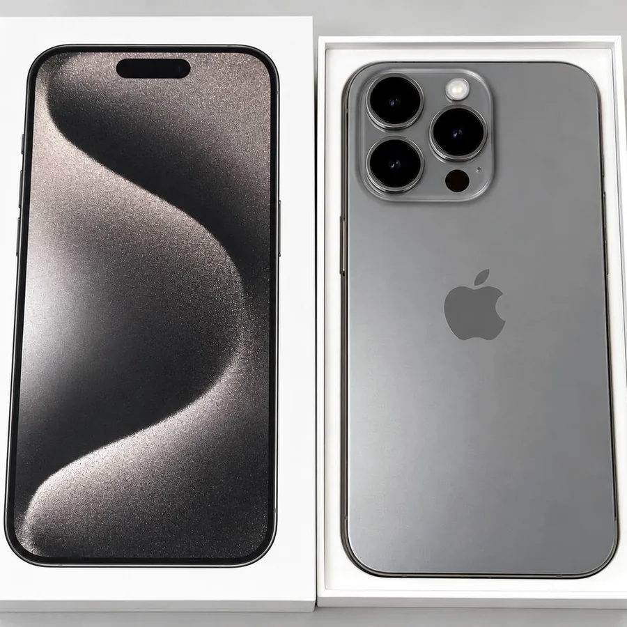iPhone 15 Pro 256GB, титановый, идеальное состояние