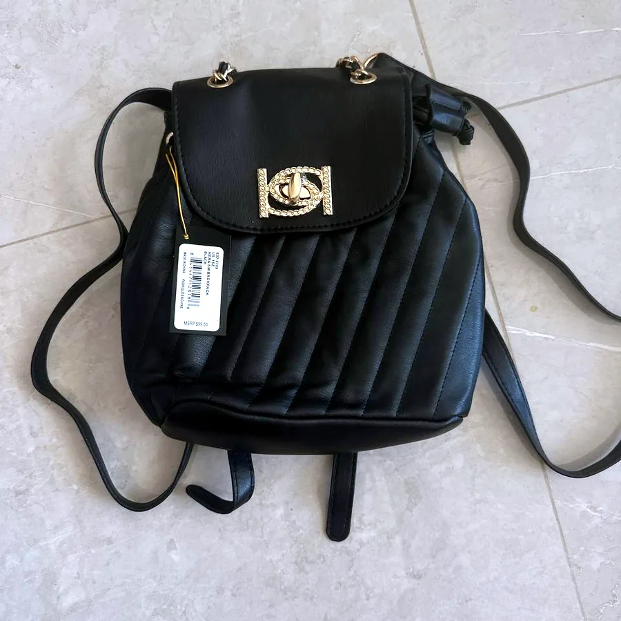 Сумка портфель Bebe, новая, чёрная