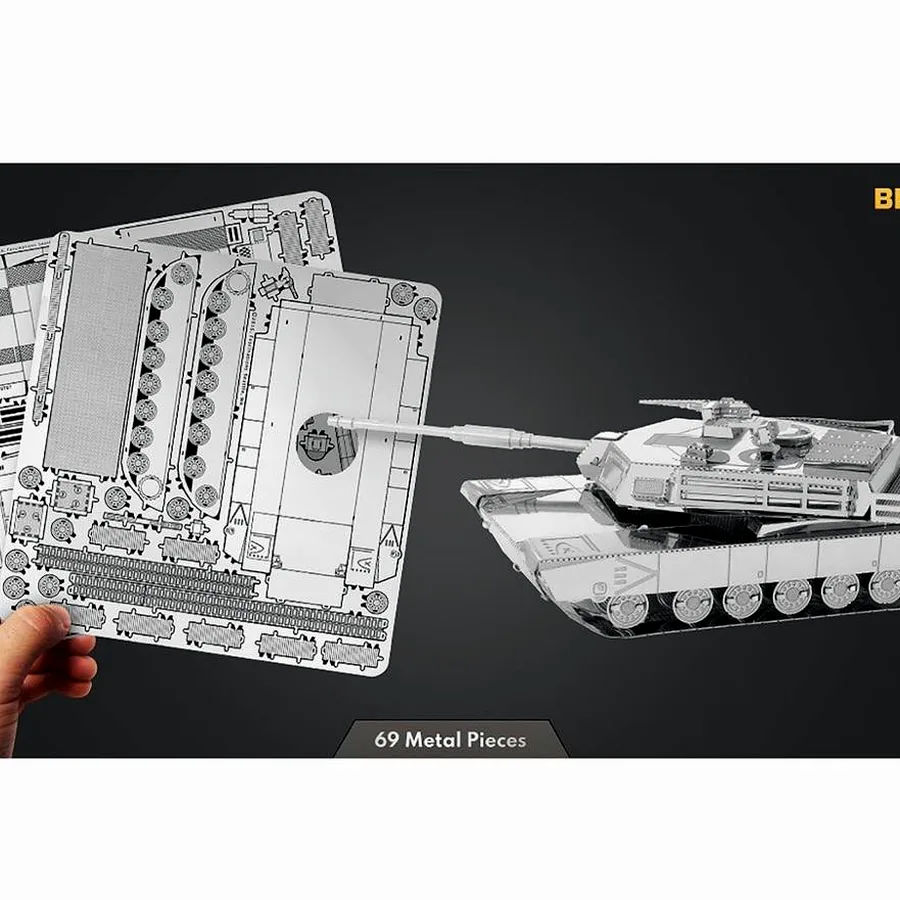 Металлический 3D-пазл танк Абрамс