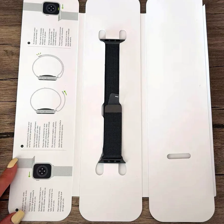 Apple Watch Band, нержавеющая сталь, чёрный