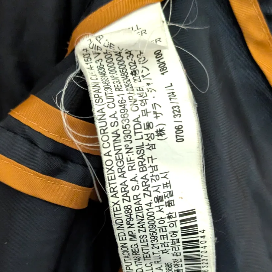 Кожаная куртка Zara, размер L