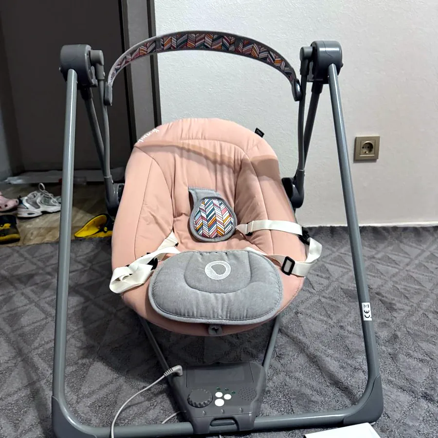 Электрокачели Lionelo Otto Pink Baby