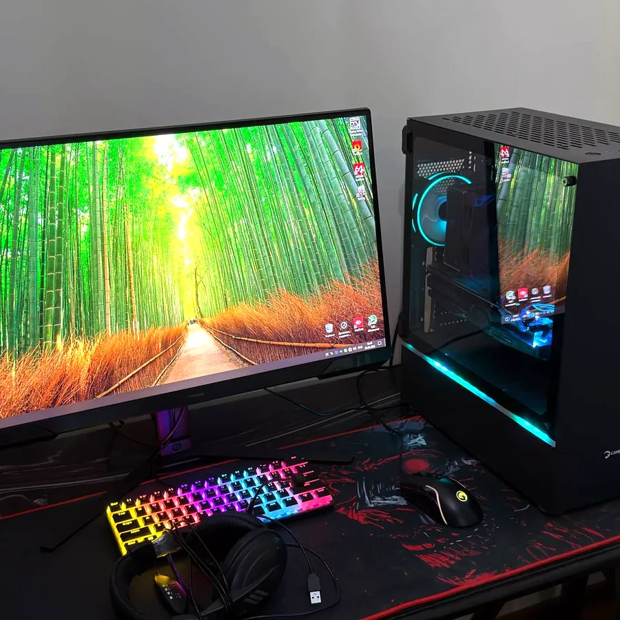 Игровой ПК с монитором 27" 180Hz, полный комплект