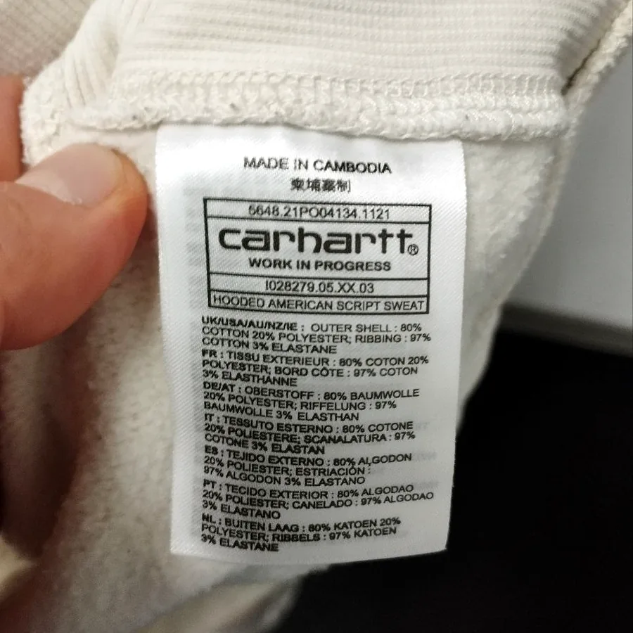 Худи Carhartt, размер M, отличное состояние