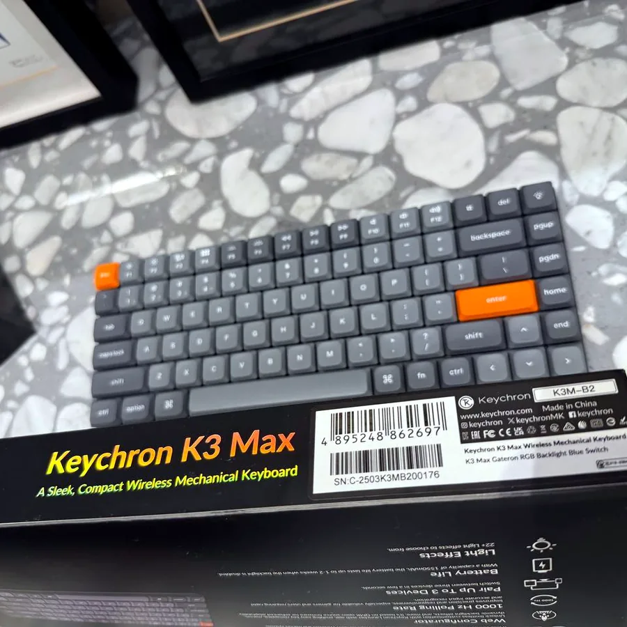 Клавиатура Keychron K3 Max, английская раскладка