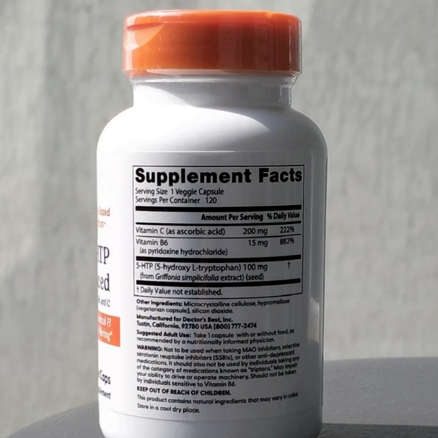 5-HTP Doctor's Best, 120 капсул по 100 мг