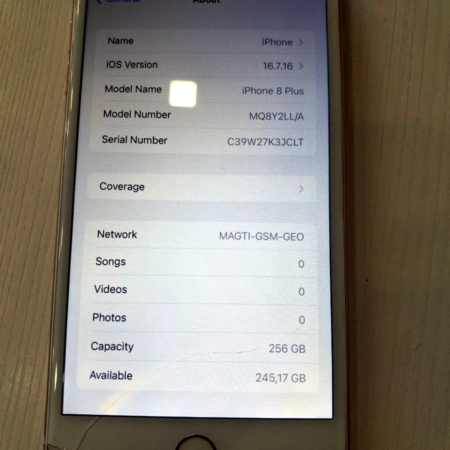 iPhone 8 Plus 256GB, батарея 100%