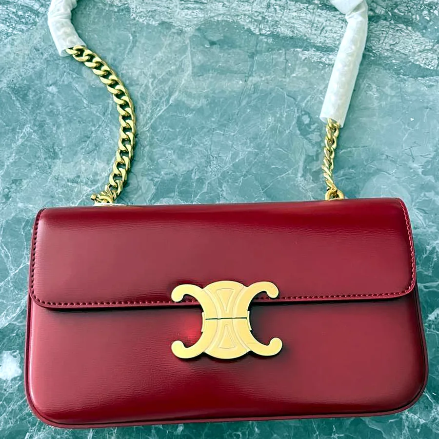 Сумка Celine на плечо, телячья кожа