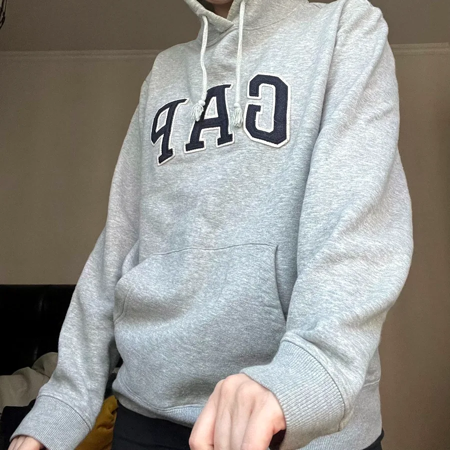 Худи GAP серое, размер S-M