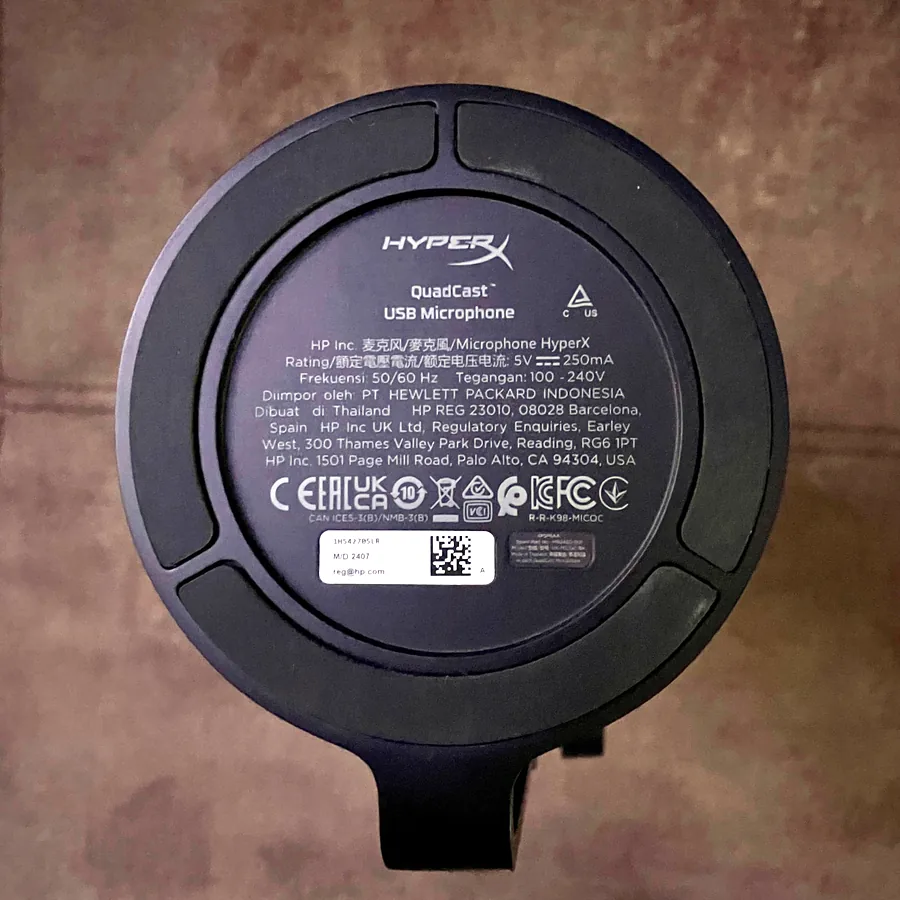 Микрофон HyperX QuadCast USB, новый
