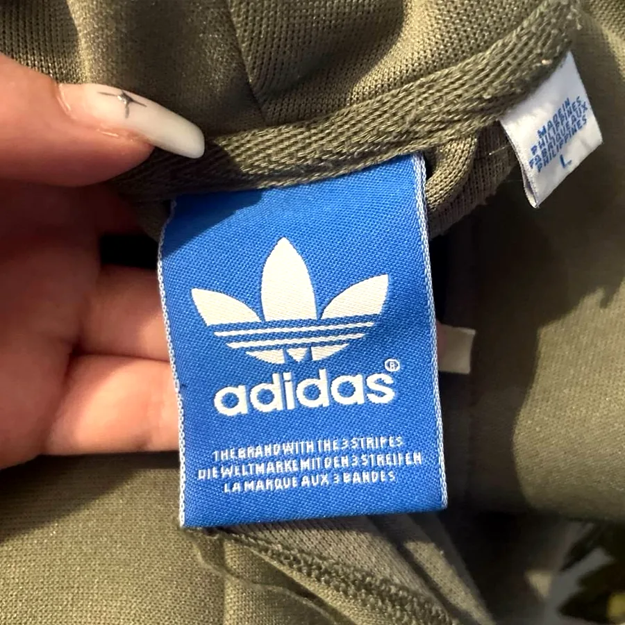 Zip hoodie Adidas Trefoil, размер L