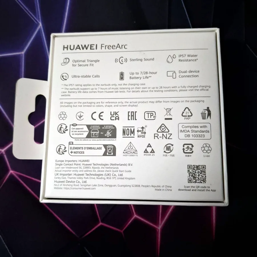 Huawei FreeArc, беспроводные наушники
