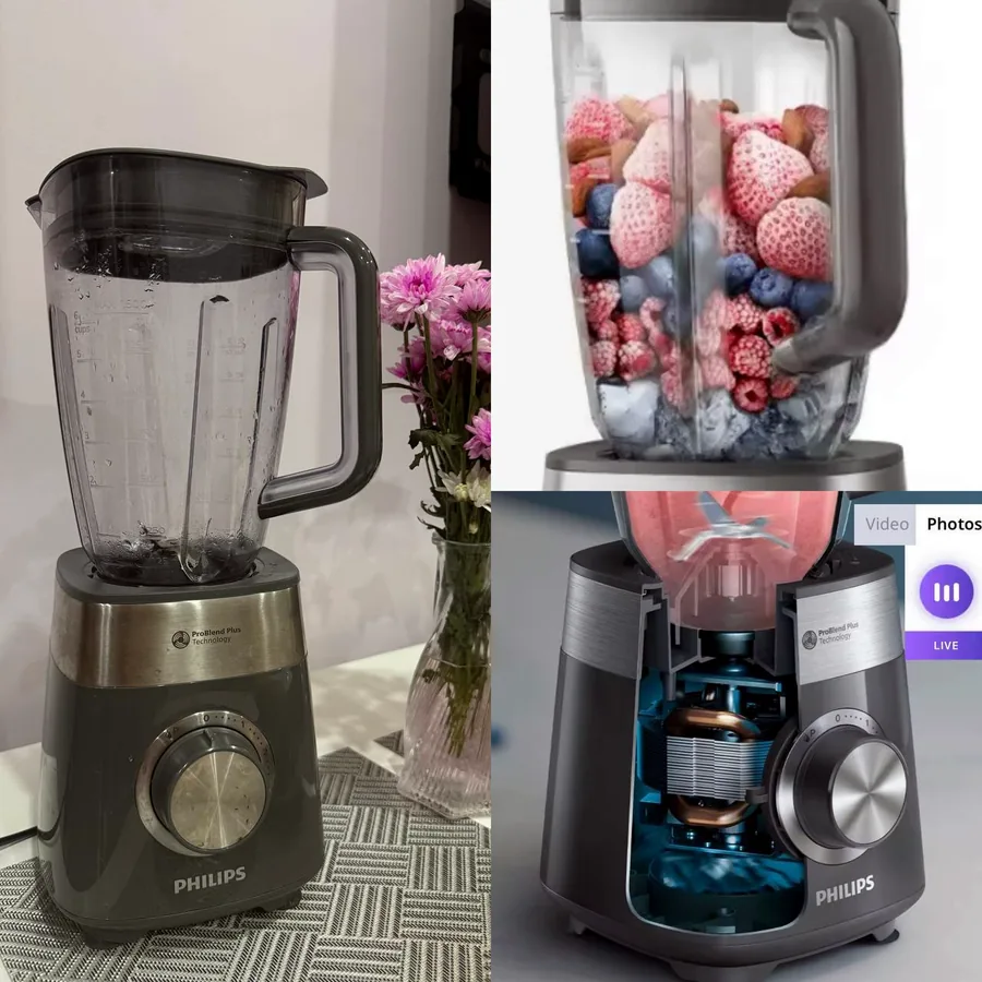Блендер Philips 1000W HR3020/20