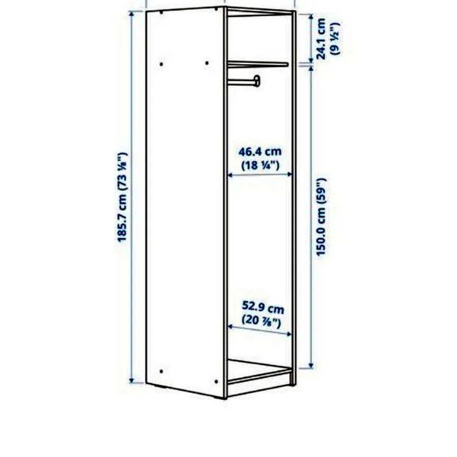 Шкаф-купе IKEA светло-бежевый